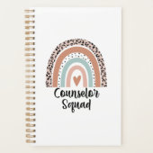 Raadsman Squad Rainbow Leopard School Counsling T Planner (Voorkant)
