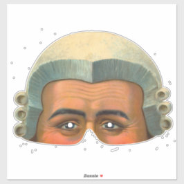 raadsman -  Victoriaans maskeraar Sticker