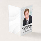 raadsvrouw Justitie | Logo | Zakelijk Man Visitekaartje (Buitenkant)