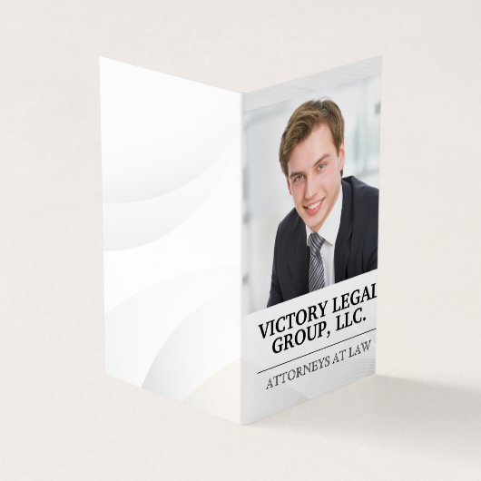 raadsvrouw Justitie | Logo | Zakelijk Man Visitekaartje (Buitenkant)