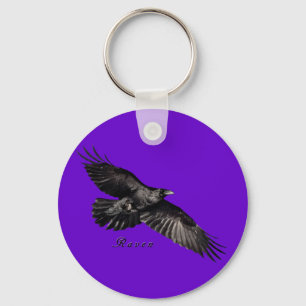 Raaf Dierenliefhebber Vogel liefhebber Cadeaus Sleutelhanger