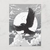 Raaf En De Maan Briefkaart (Voorkant)
