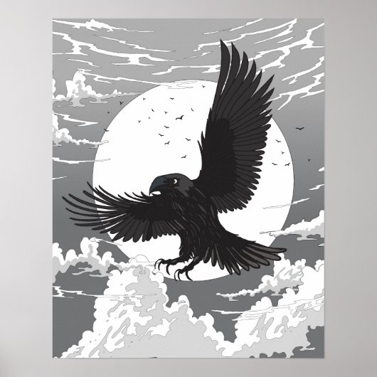 Raaf En De Maan Poster (Voorkant)