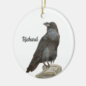 Raaf Keramisch Ornament (Links)