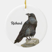 Raaf Keramisch Ornament (Achterkant)