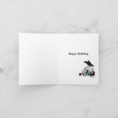 Raaf, Kruis en Schedel Kaart (Binnen)