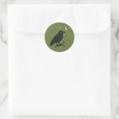 Raaf Ronde Sticker (Tas)