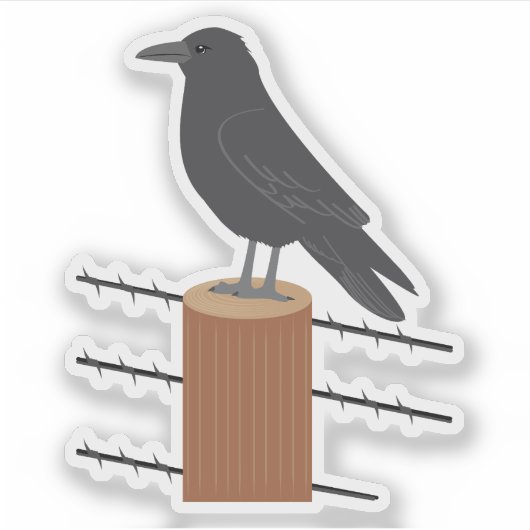 Raaf Sticker (Voorkant)