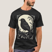 Raaf van de Maanverlichte Kam T-shirt (Voorkant)