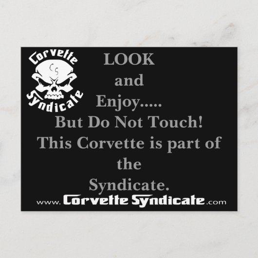 Raak briefkaart niet aan (Voorkant)