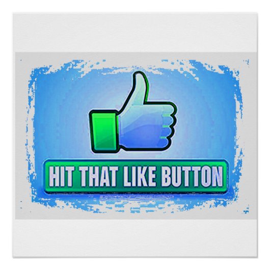 Raak dat aan als Button Perfect Poster (Voorkant)