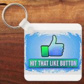 Raak dat aan als Button Sleutelhanger (Voorkant)