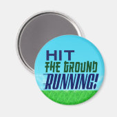 Raak de grond RENNEN! Magneet (Voorkant / Achterkant)