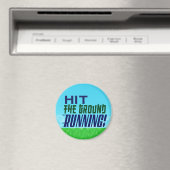 Raak de grond RENNEN! Magneet (Insitu (Vaatwasser))