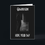 RAAK DE JUISTE AANTEKENINGEN AAN OP JE VERJAARDAG  KAART<br><div class="desc">HOPE YOU HIT ALL THE RIGHT NOTES ON YOUR BIRTHDAY ***GRANDSON****</div>