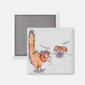 Raak de kat aan magneet (Voorkant / Achterkant)