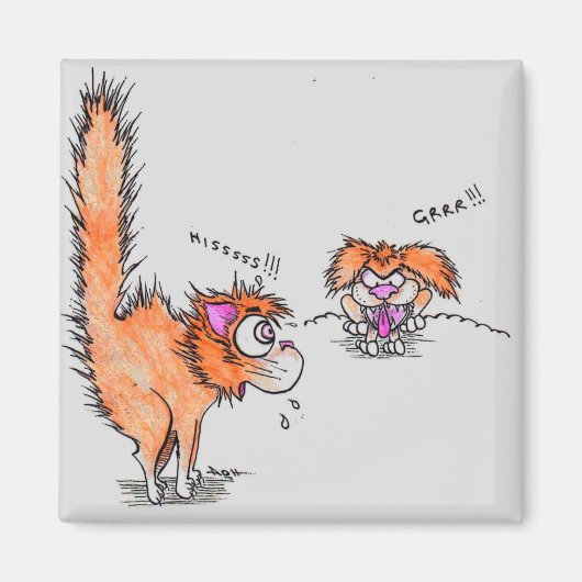 Raak de kat aan magneet (Voorkant)