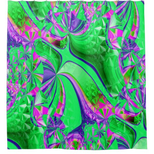 Raak de paddenstoelen niet aan... douchegordijn (Voorkant)