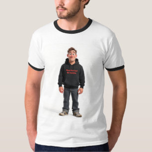 Raak de simulatie niet aan - Existentiële Meme T-s T-shirt