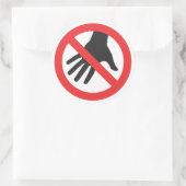 Raak de Sticker niet aan (Tas)