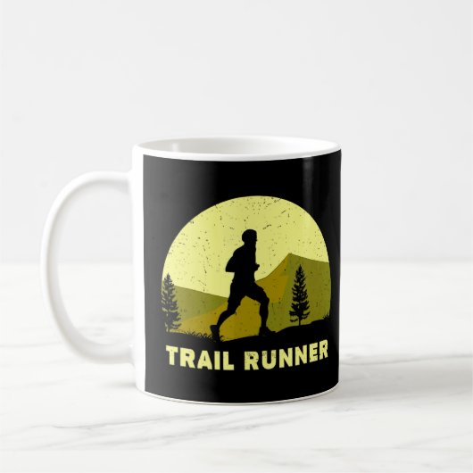 Raak de Trail Run Ultra Trail Running Koffiemok (Links)