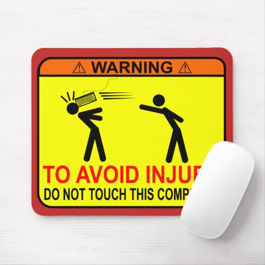 Raak deze computer niet aan muismat (Met muis)