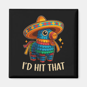 Raak die Pinata Cinco de Mayo Magneet