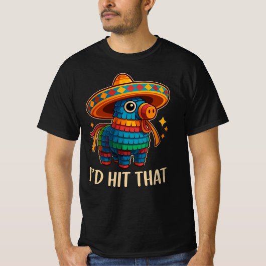 Raak die Pinata Cinco de Mayo T-shirt (Voorkant)