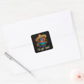 Raak die Pinata Cinco de Mayo Vierkante Sticker (Envelop)