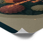 Raak het lichtgedicht aan en druk af poster (Hoek)