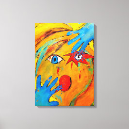 Raak het niet aan canvas afdruk