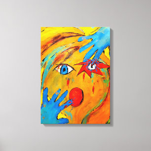 Raak het niet aan canvas afdruk
