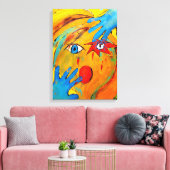 Raak het niet aan canvas afdruk (Insitu (Woonkamer))