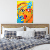 Raak het niet aan canvas afdruk (Insitu (Slaapkamer))