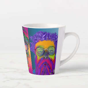 Raak je gezicht niet aan! latte mok