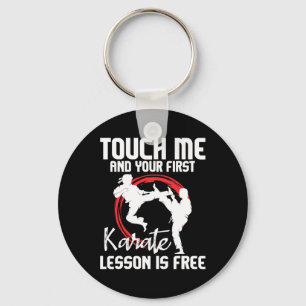 Raak Me Aan En Je Eerste Karate Les Is Gratis - Ka Sleutelhanger
