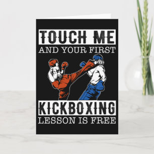 Raak Me Aan En Je Eerste Kickbokles Is Gratis Kaart