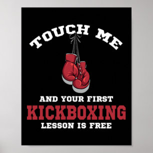 Raak Me Aan En Je Eerste Kickboksen Les Is Gratis  Poster