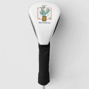 Raak me alsjeblieft niet aan golfheadcover