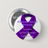 Raak me alsjeblieft niet aan ronde button 5,7 cm (Voorkant /achterkant)