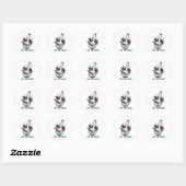 Raak me hard ronde sticker (Vel)
