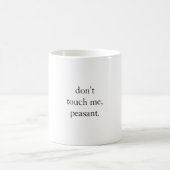 Raak me niet aan, boer. KoffieMok (Center)