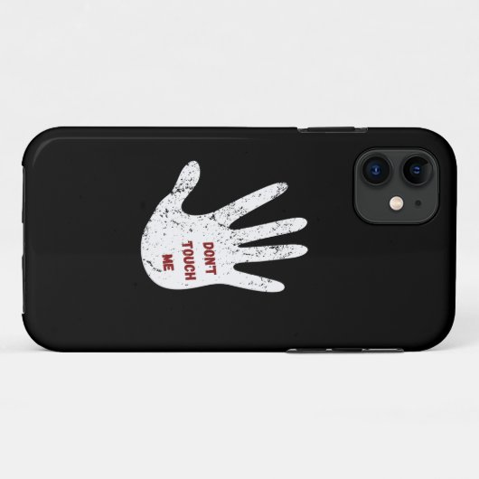 Raak me niet aan Case-Mate iPhone case (Achterkant (horizontaal))