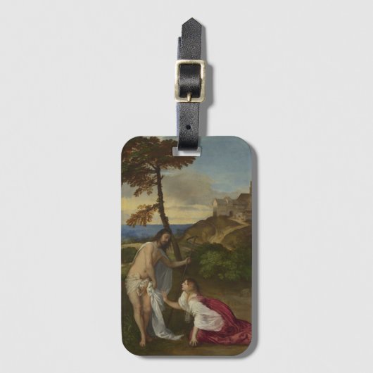 Raak me niet aan (door Titiaan) Bagagelabel (Voorkant (verticaal))