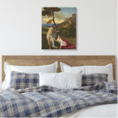 Raak me niet aan (door Titiaan) Canvas Afdruk (Insitu (Slaapkamer))