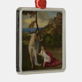 Raak me niet aan (door Titiaan) Metalen Ornament (Rechts)