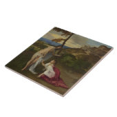 Raak me niet aan (door Titiaan) Tegeltje (Zijkant)