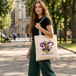 Raak Me Niet Aan Feministe Tote Bag