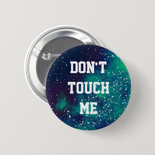 Raak me niet aan Galaxy Identity Ronde Button 5,7 Cm (Voorkant /achterkant)