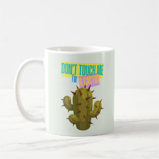 Raak Me Niet Aan, Ik Ben Een Cactus Koffiemok